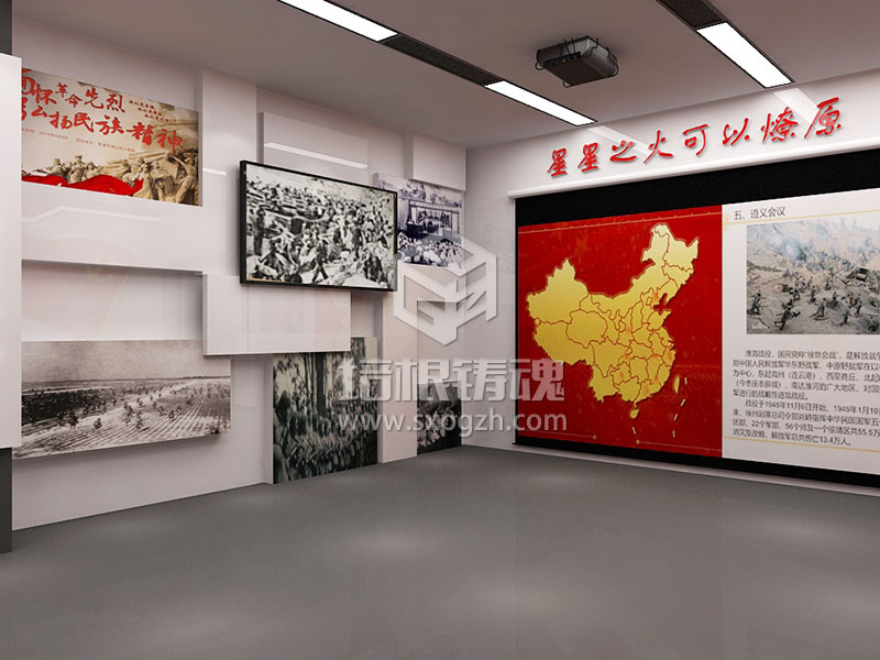 党政建设展馆设计-红色展厅设计