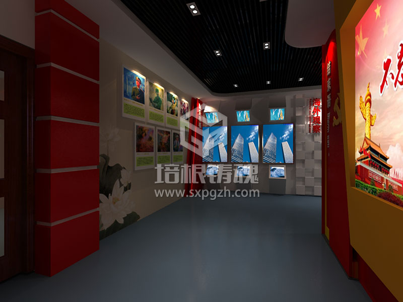 有创意的多媒体廉政教育展厅设计