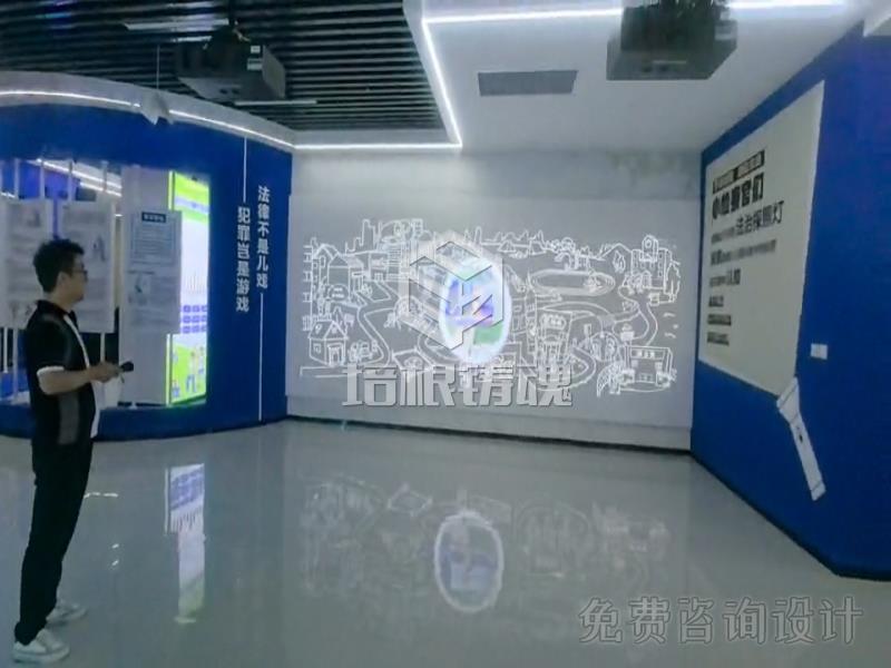 未成年不良行为手电筒互动系统（魔法墙）